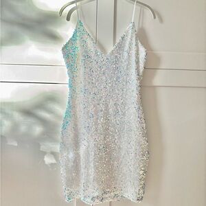Sparkling Sequin Mini Dress